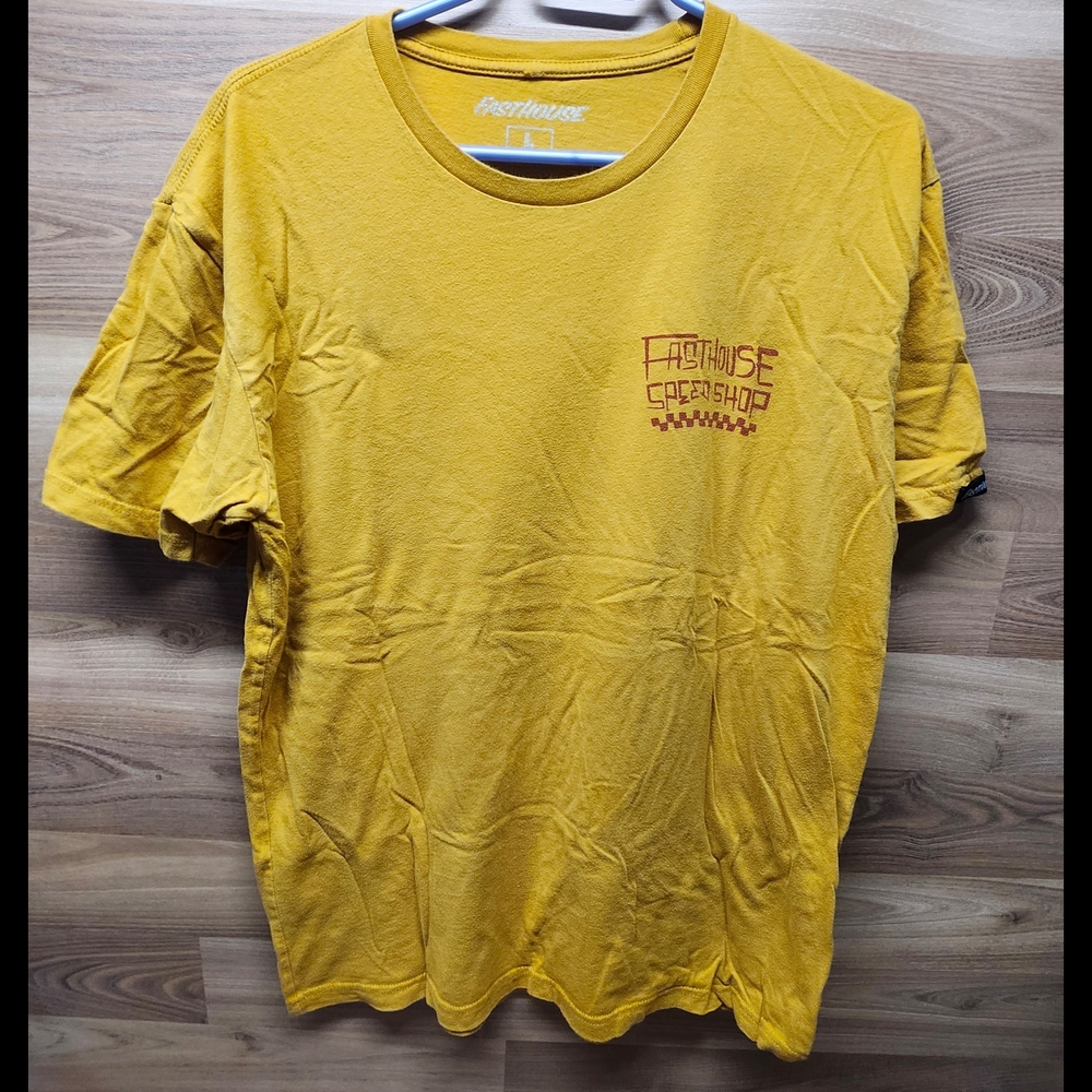 Men's Yellow Graphic T-Shirt